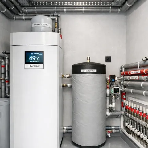 Modern home boiler and heating system