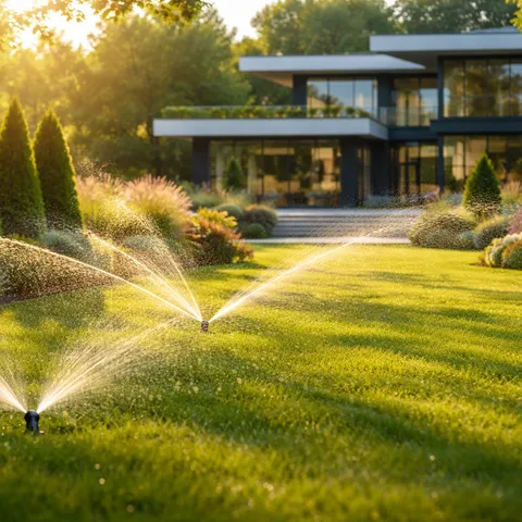 Smart garden irrigation sprinklers